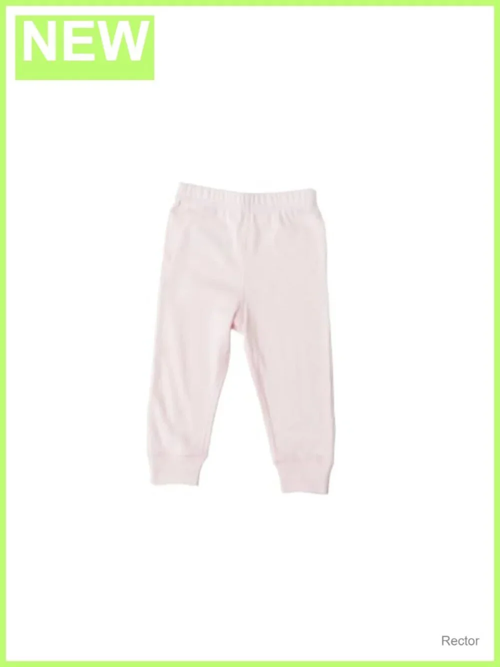 Baby Girls Active Pants Set 4-Pack Cotton Spandex Rib Knit Pull-On